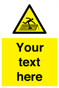 Custom Figure on Roof Sign